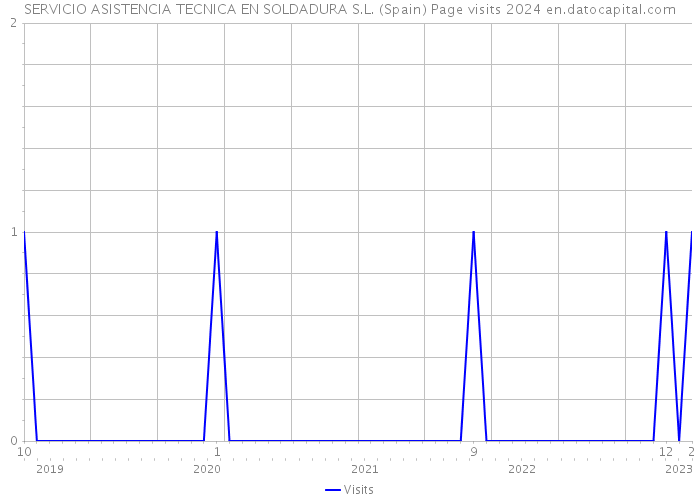 SERVICIO ASISTENCIA TECNICA EN SOLDADURA S.L. (Spain) Page visits 2024 