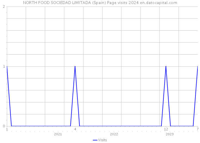 NORTH FOOD SOCIEDAD LIMITADA (Spain) Page visits 2024 