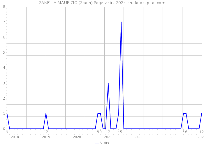 ZANELLA MAURIZIO (Spain) Page visits 2024 