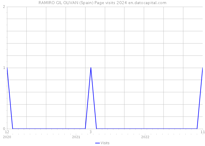 RAMIRO GIL OLIVAN (Spain) Page visits 2024 