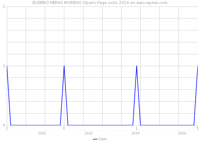 EUSEBIO HERAS MORENO (Spain) Page visits 2024 