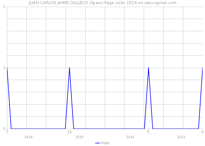 JUAN CARLOS JAIME GALLEGO (Spain) Page visits 2024 