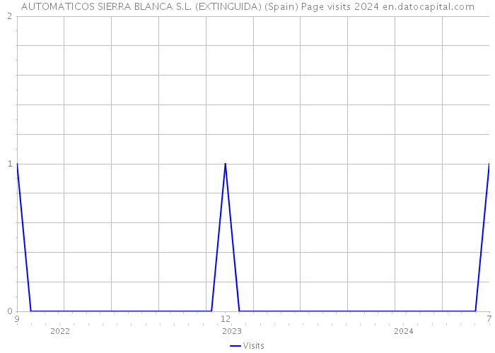 AUTOMATICOS SIERRA BLANCA S.L. (EXTINGUIDA) (Spain) Page visits 2024 
