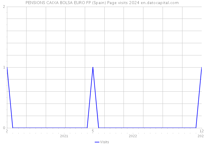 PENSIONS CAIXA BOLSA EURO FP (Spain) Page visits 2024 