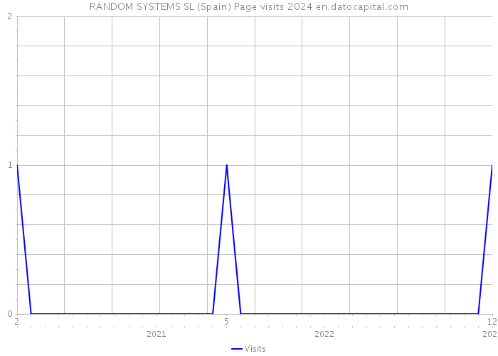 RANDOM SYSTEMS SL (Spain) Page visits 2024 