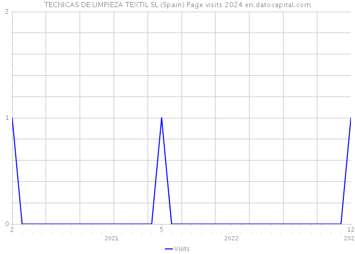 TECNICAS DE LIMPIEZA TEXTIL SL (Spain) Page visits 2024 