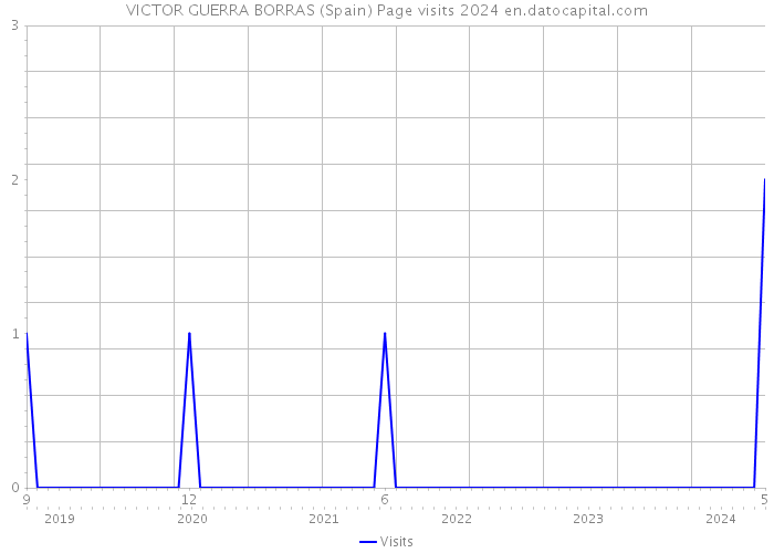 VICTOR GUERRA BORRAS (Spain) Page visits 2024 