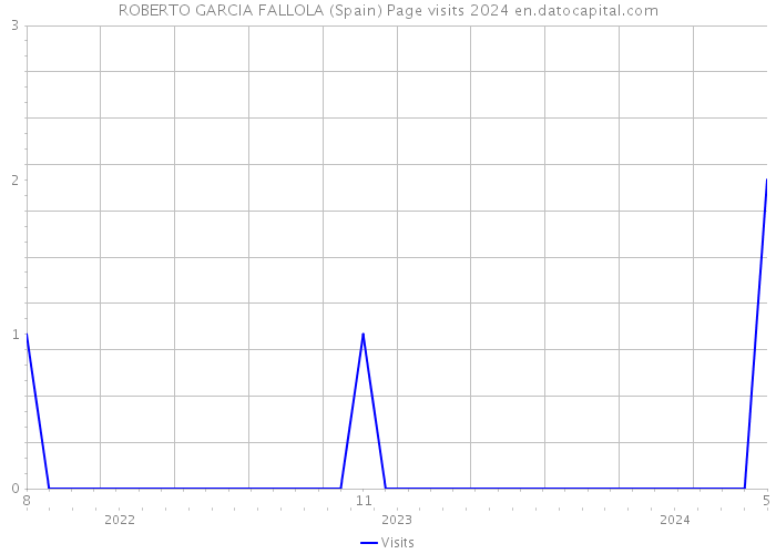 ROBERTO GARCIA FALLOLA (Spain) Page visits 2024 