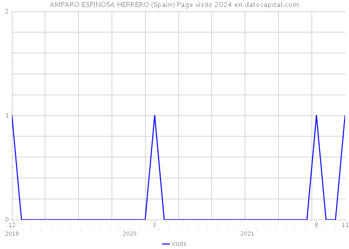 AMPARO ESPINOSA HERRERO (Spain) Page visits 2024 