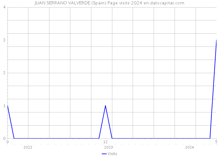 JUAN SERRANO VALVERDE (Spain) Page visits 2024 