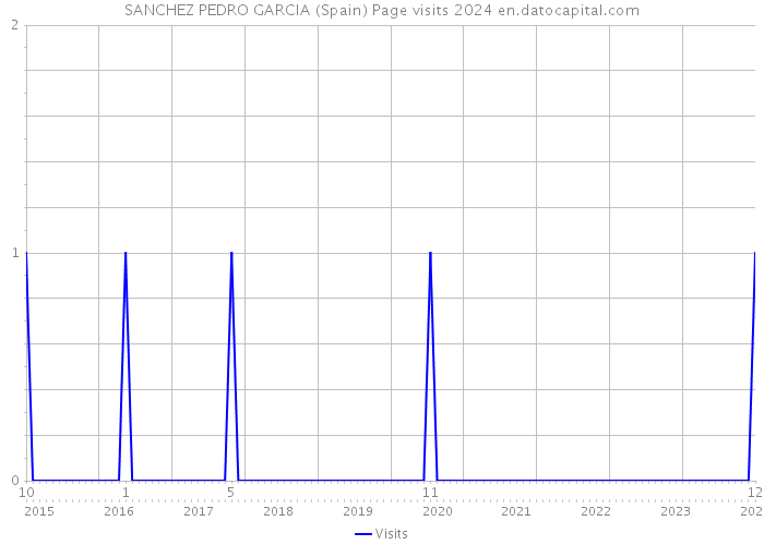 SANCHEZ PEDRO GARCIA (Spain) Page visits 2024 