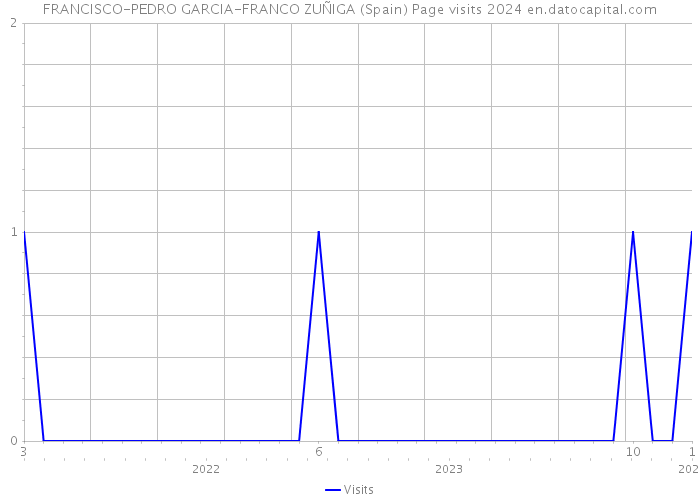 FRANCISCO-PEDRO GARCIA-FRANCO ZUÑIGA (Spain) Page visits 2024 