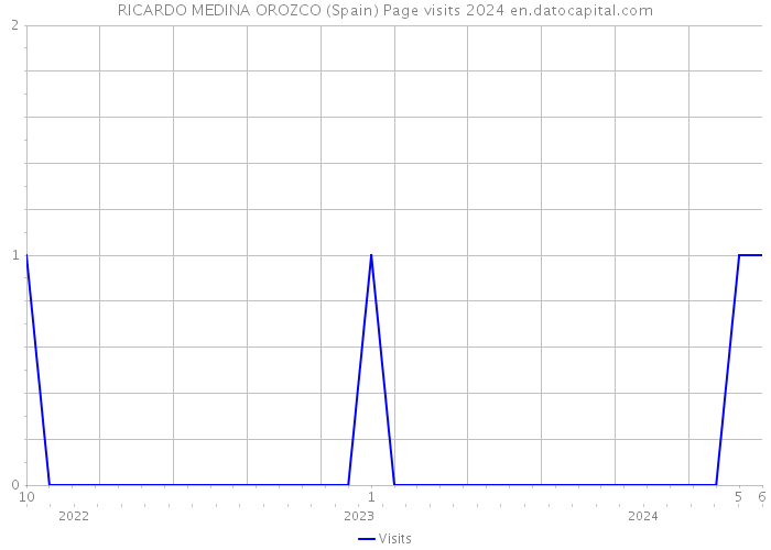 RICARDO MEDINA OROZCO (Spain) Page visits 2024 