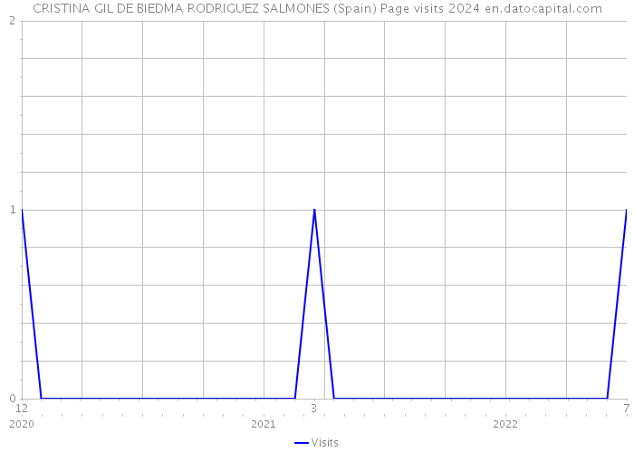 CRISTINA GIL DE BIEDMA RODRIGUEZ SALMONES (Spain) Page visits 2024 