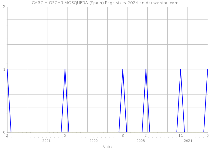 GARCIA OSCAR MOSQUERA (Spain) Page visits 2024 