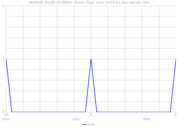 MANUEL SOLER ESTEBAN (Spain) Page visits 2024 