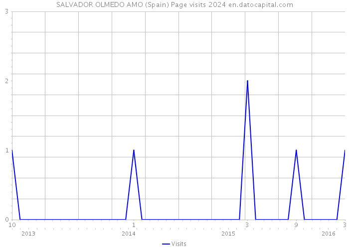 SALVADOR OLMEDO AMO (Spain) Page visits 2024 