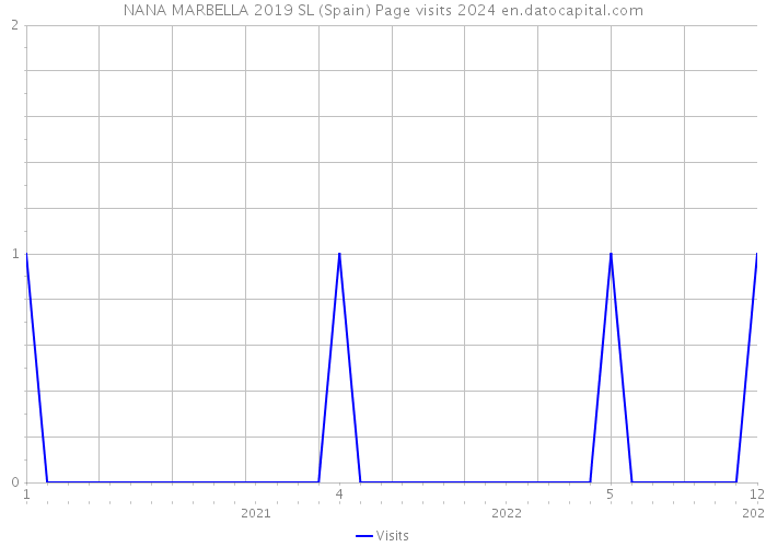 NANA MARBELLA 2019 SL (Spain) Page visits 2024 