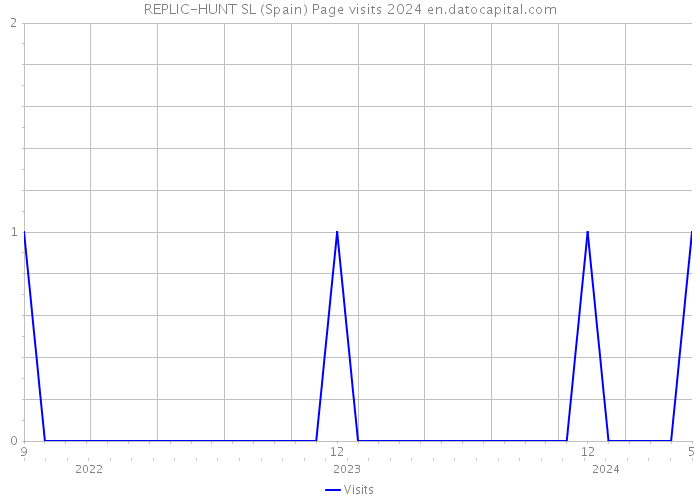 REPLIC-HUNT SL (Spain) Page visits 2024 