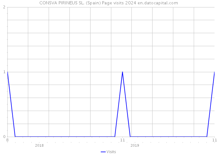 CONSVA PIRINEUS SL. (Spain) Page visits 2024 