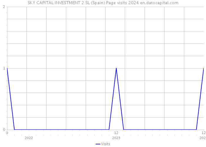 SKY CAPITAL INVESTMENT 2 SL (Spain) Page visits 2024 