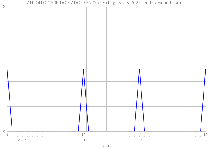 ANTONIO GARRIDO MADORRAN (Spain) Page visits 2024 