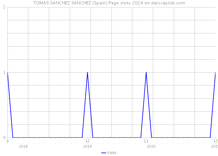 TOMAS SANCHEZ SANCHEZ (Spain) Page visits 2024 