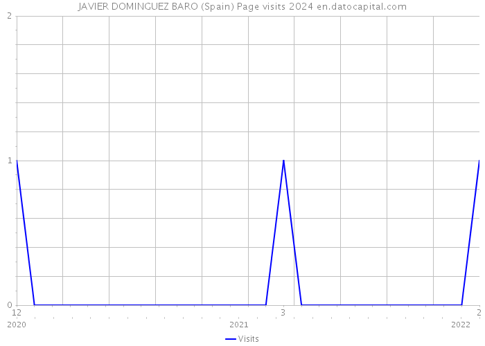 JAVIER DOMINGUEZ BARO (Spain) Page visits 2024 