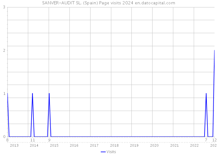 SANVER-AUDIT SL. (Spain) Page visits 2024 
