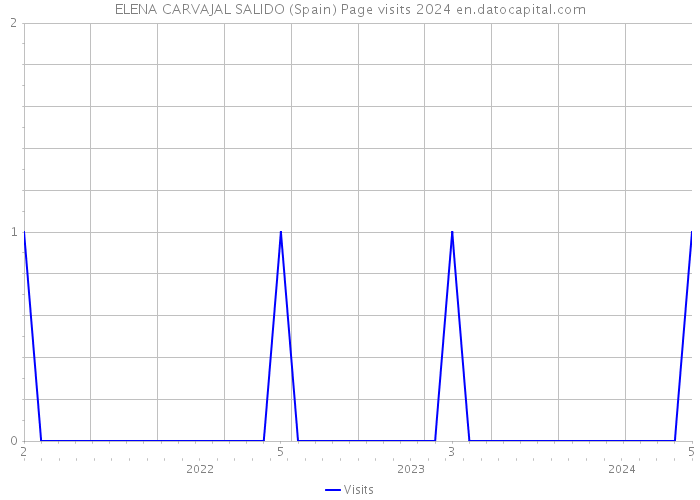 ELENA CARVAJAL SALIDO (Spain) Page visits 2024 