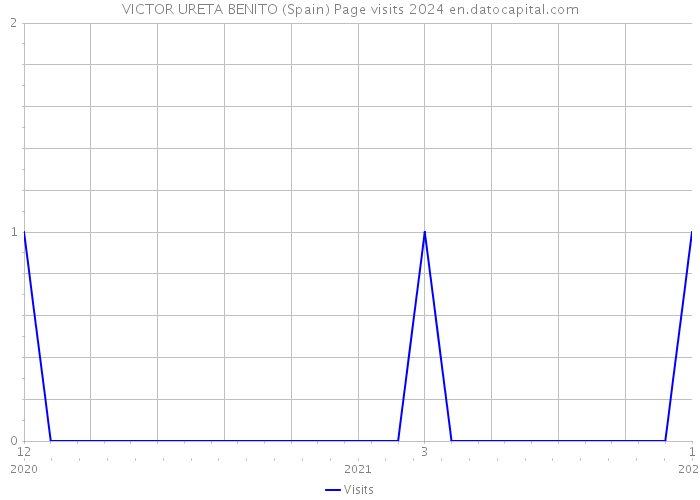 VICTOR URETA BENITO (Spain) Page visits 2024 