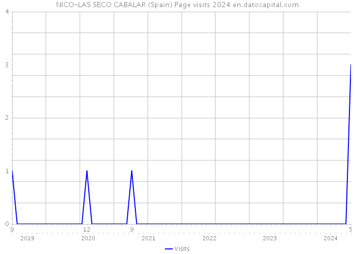 NICO-LAS SECO CABALAR (Spain) Page visits 2024 