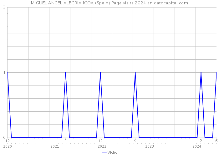 MIGUEL ANGEL ALEGRIA IGOA (Spain) Page visits 2024 