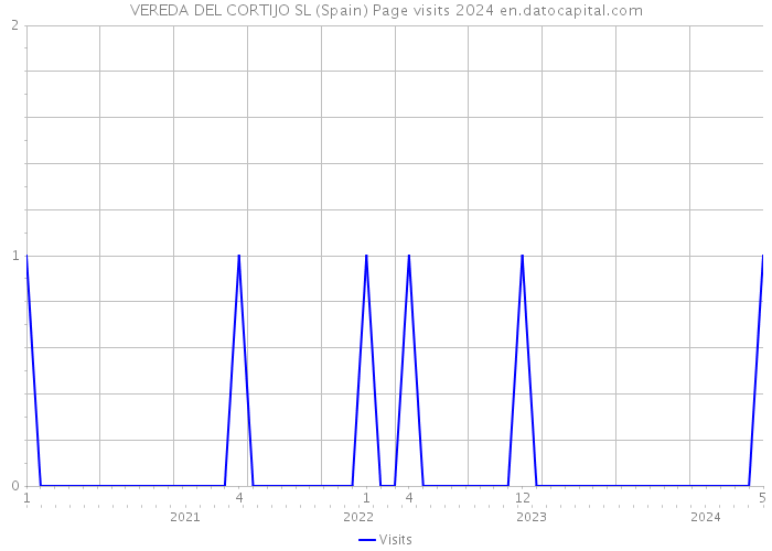 VEREDA DEL CORTIJO SL (Spain) Page visits 2024 