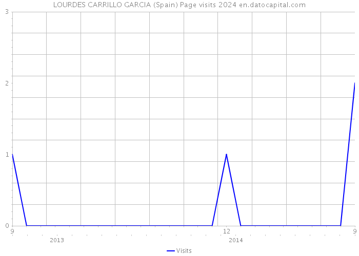 LOURDES CARRILLO GARCIA (Spain) Page visits 2024 