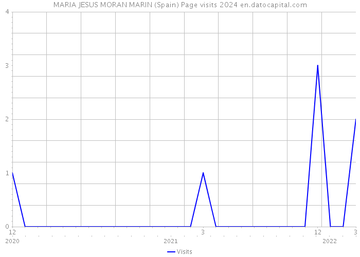 MARIA JESUS MORAN MARIN (Spain) Page visits 2024 