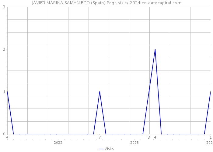 JAVIER MARINA SAMANIEGO (Spain) Page visits 2024 