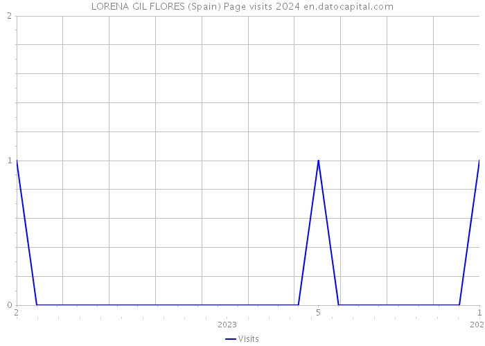 LORENA GIL FLORES (Spain) Page visits 2024 