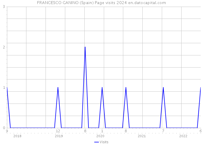 FRANCESCO GANINO (Spain) Page visits 2024 