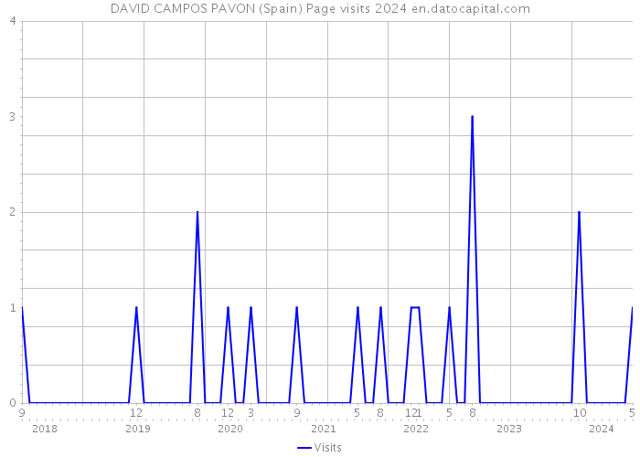 DAVID CAMPOS PAVON (Spain) Page visits 2024 