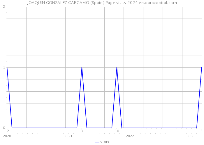 JOAQUIN GONZALEZ CARCAMO (Spain) Page visits 2024 