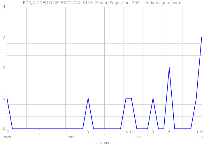 BORJA COELLO DE PORTUGAL SILVA (Spain) Page visits 2024 