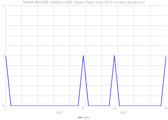 MARIA BEGOÑA LABAJO LOPEZ (Spain) Page visits 2024 