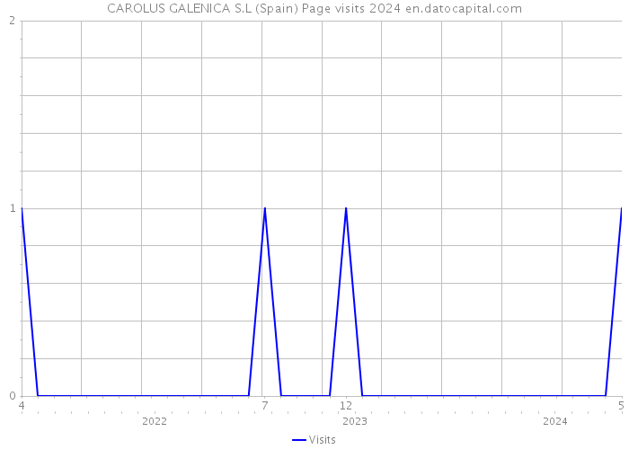 CAROLUS GALENICA S.L (Spain) Page visits 2024 