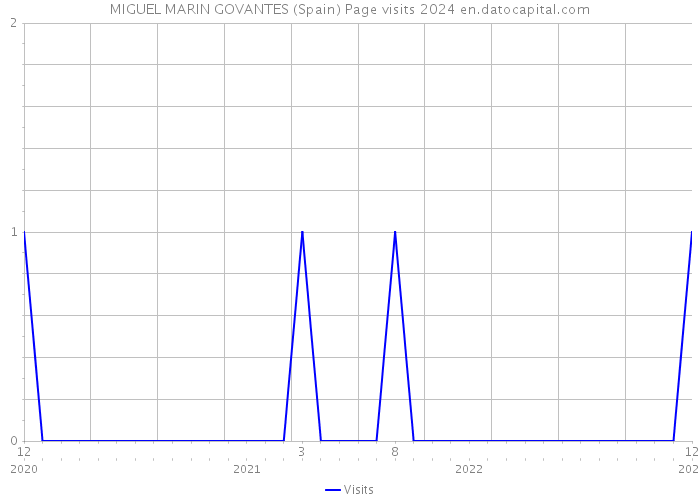MIGUEL MARIN GOVANTES (Spain) Page visits 2024 