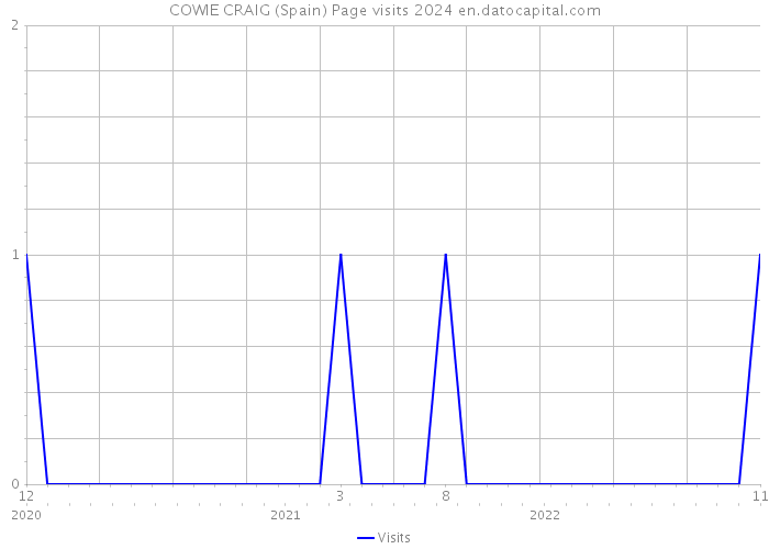 COWIE CRAIG (Spain) Page visits 2024 