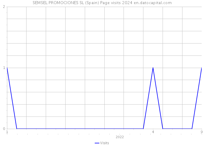 SEMSEL PROMOCIONES SL (Spain) Page visits 2024 