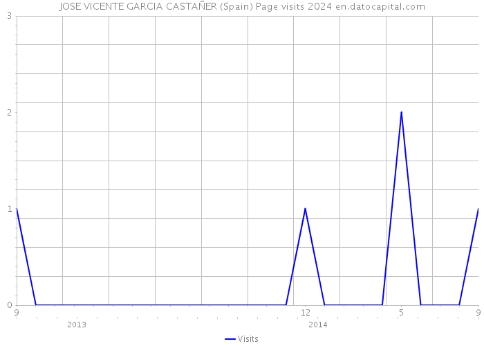 JOSE VICENTE GARCIA CASTAÑER (Spain) Page visits 2024 