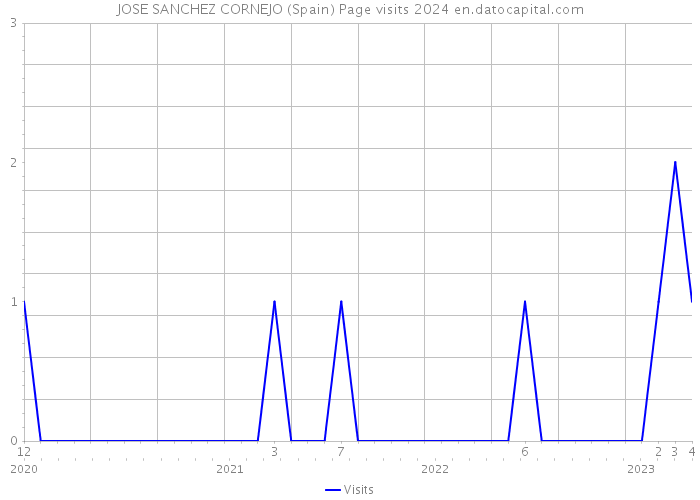 JOSE SANCHEZ CORNEJO (Spain) Page visits 2024 