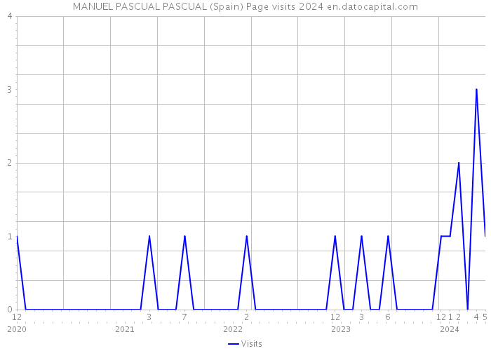 MANUEL PASCUAL PASCUAL (Spain) Page visits 2024 